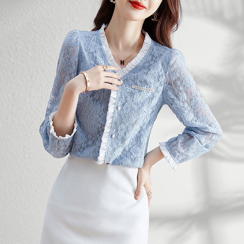 Mularsa small fragrant windy cardigan cardigan shirt woman 2022 Spring new sashimi slim design sensation 100 lap shirt