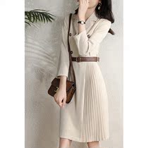 Mularsa High-end Temperament Suit Dress Dress Woman 2022 Early Spring New Cashew Slim And Elegant Fashion Dresses