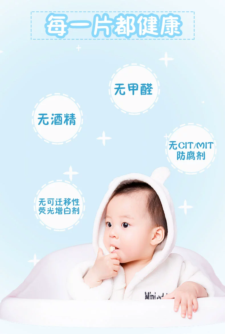 Khăn ướt trẻ em Peppa Pig cho bé trai và bé gái - Khăn ướt