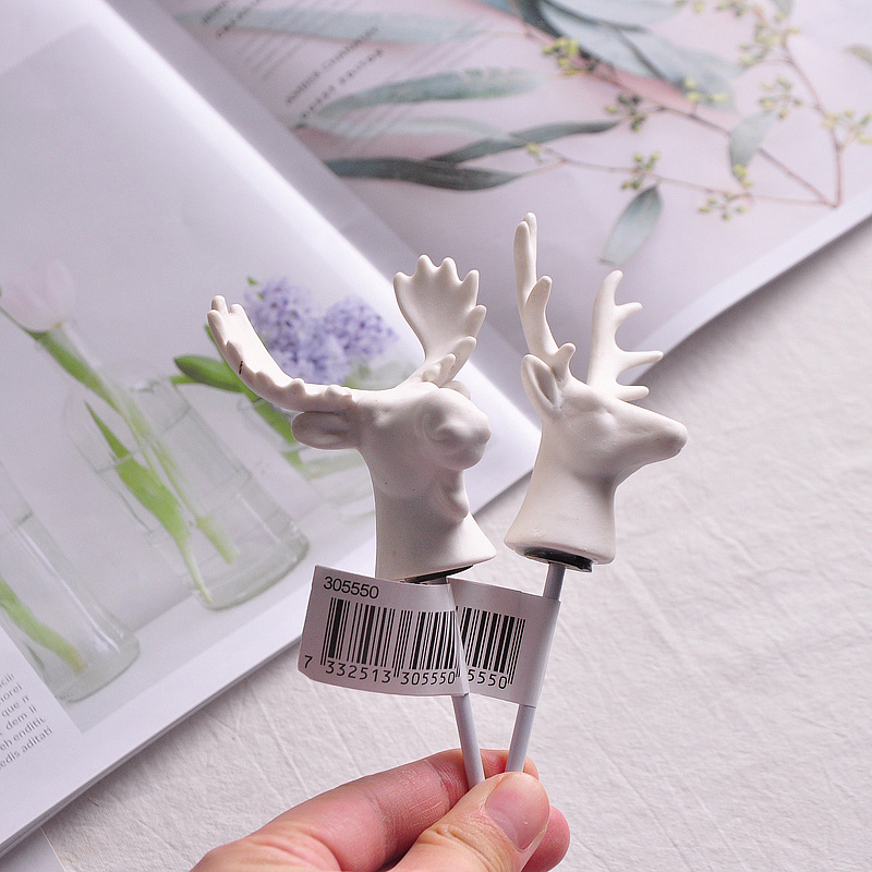 Exit Sweden frosted ceramic reindeer moose Creative Meat Flowers Inserts garden Courtyard Building with decoration Furnishing