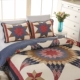 Mỹ mới thêu thêm bông dày lớn được chần bằng ba bộ ga trải giường bằng vải cotton mùa hè điều hòa không khí mát mẻ được ga trải giường 2mx2m2