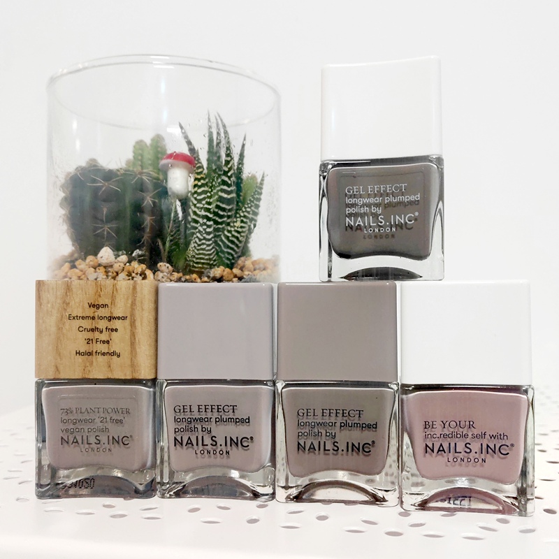 In Stock! Nails Inc Nail Polish in Gray Tones: Elephant Gray/Milk Tea Gray/Smog Gray, Various Shades of Gray In Stock! Nails Inc Nail Polish in Gray Tones: Elephant Gray/Milk Tea Gray/Smog Gray, Various Shades of Gray