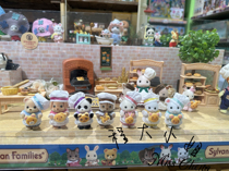 Senbel family girl play house flocking toy Senyouhui strawberry cross-dressing family chef set poodle