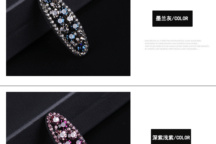 Hàn Quốc rhinestone bên clip clip clip nhập khẩu phụ kiện tóc nhỏ kẹp tóc Phiên bản Hàn Quốc của bangs clip pha lê kẹp tóc đầy kim cương từ clip - Phụ kiện tóc hộp kẹp tóc cho bé gái