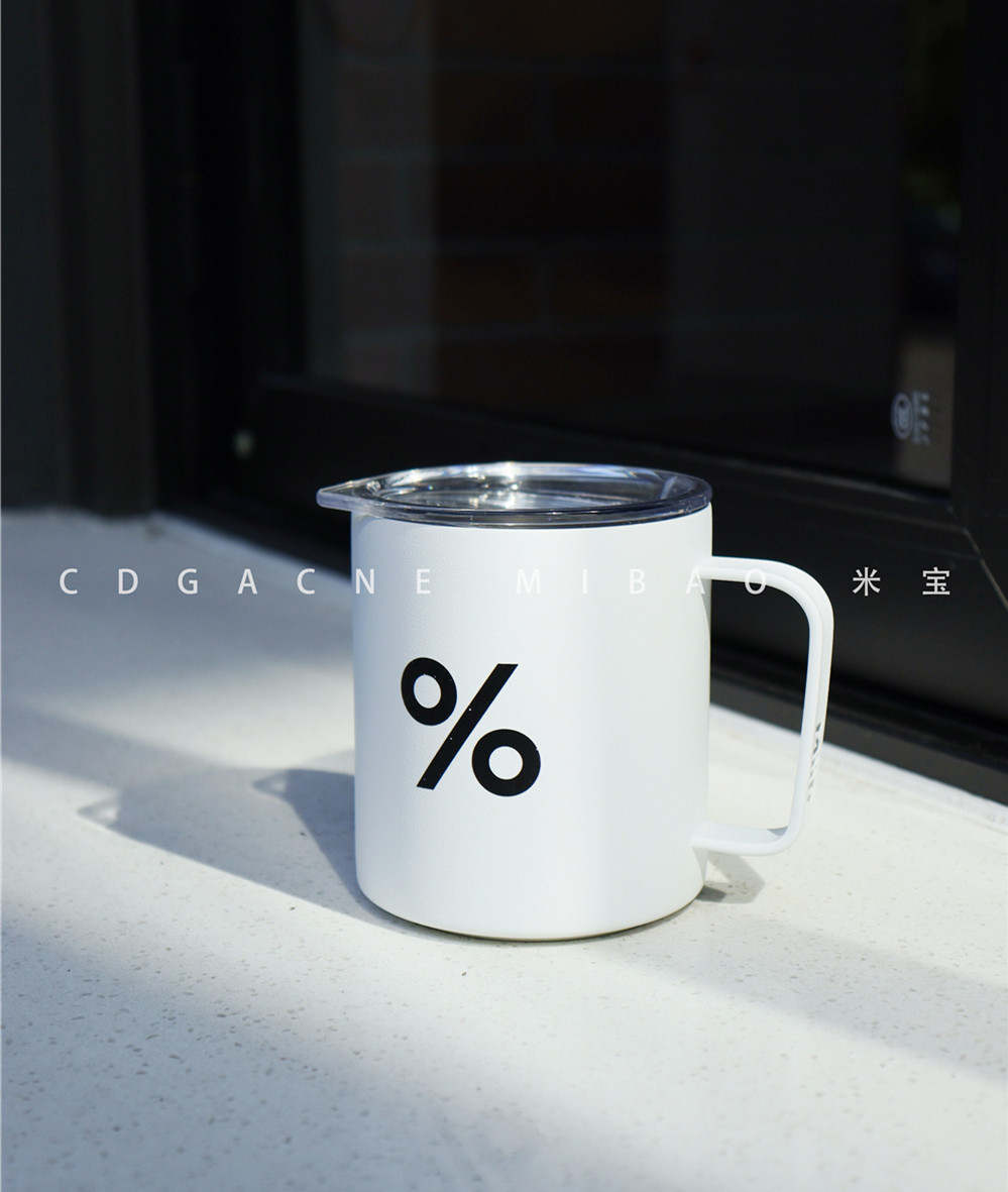 Japanese small Blue bottle Blue arabica bottle joint model percentage stainless steel coffee cup mug