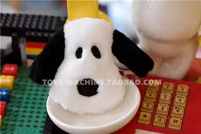 SNP0479 exclusive SNOOPY plush three-dimensional head brooch