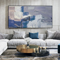 Focus on light luxury hand-painted oil painting living room decoration painting Villa murals modern hotel sofa background wall hanging painting