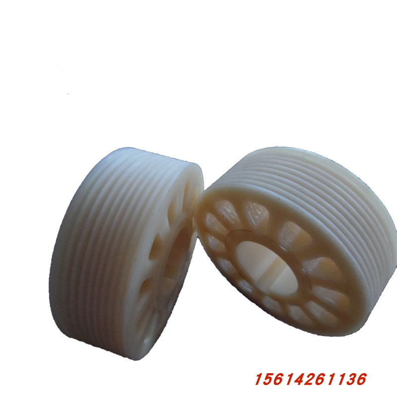 Different diameter oil - containing lubrication Van Wheel PA66 plastic nylon wheel blue white black caster
