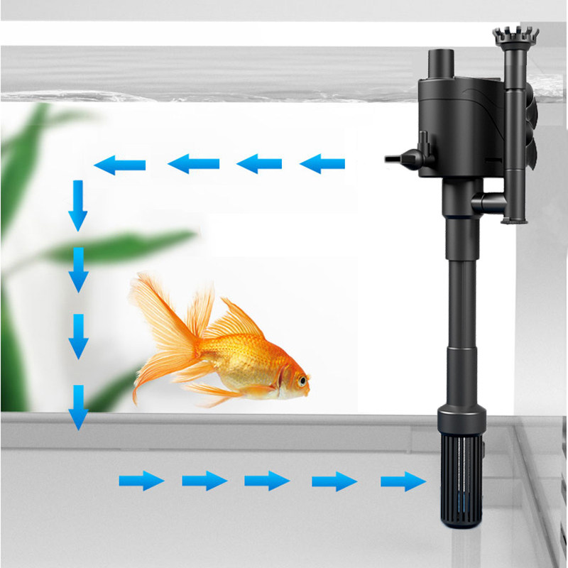 Jinlijia filter cycle degreasing submersible pump mute four-in-one top filter box fish tank top filter