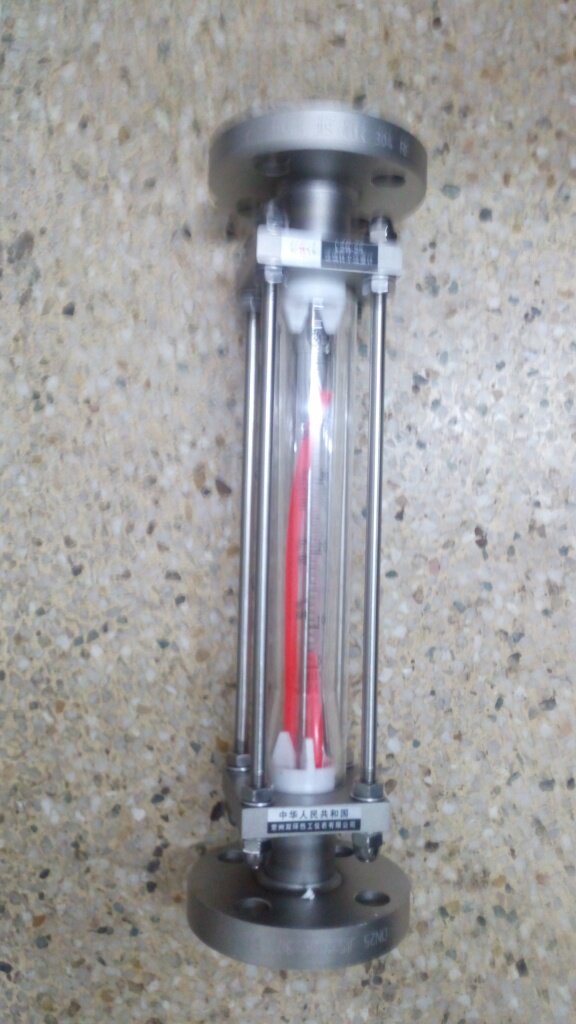 LZB-25B stainless steel glass rotor flowmeter DN25 flange type gas liquid all stainless steel flowmeter