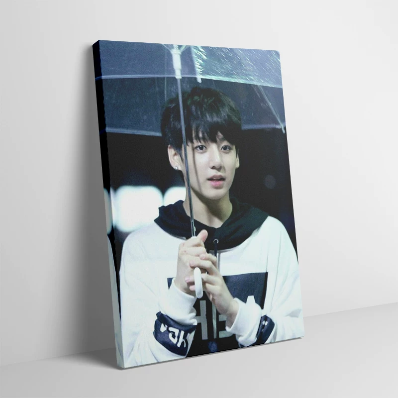 Безрамная картина с декором BTS Tianjiu Country Jungkook, индивидуальная звезда, подарок для комнаты, общежитие, настенная