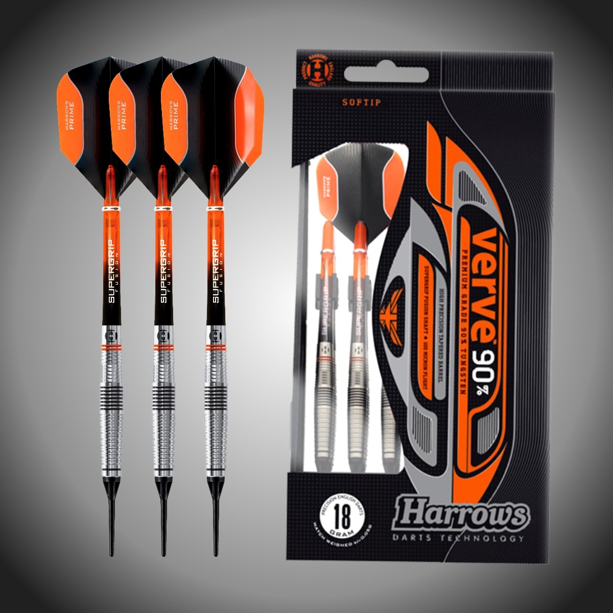 Official UK Imports Harrows Harluses Verve Tungsten Steel Professional Competition Soft-style Darts Needle Soft Dart-Taobao