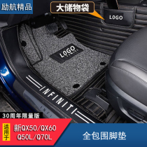 Suitable for Infini di qx50qx60q50lq70L retrofit Private full-surround car silk ring footbed decoration