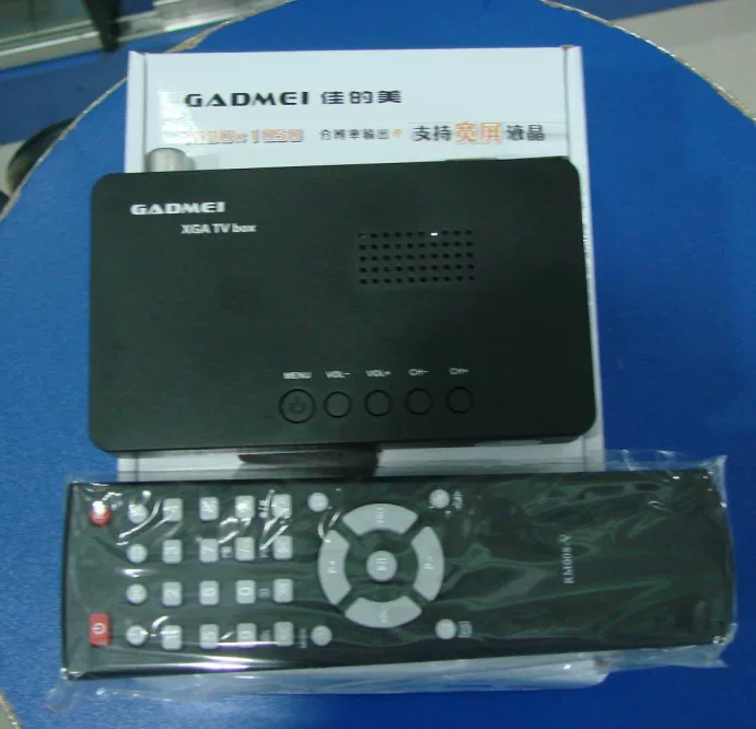Жиами ТВ2810Е/3860Е LCD ТВ-бокс видеоконвертер дисплей часы ТВ переключатель