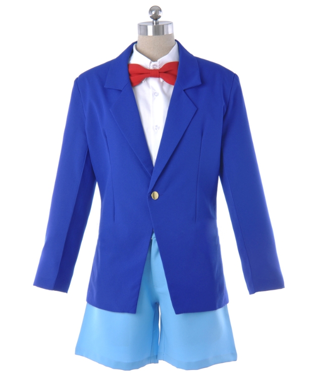 Trang phục thám tử Conan Bộ đồng phục học sinh Kidd màu xanh - Cosplay đồ cosplay