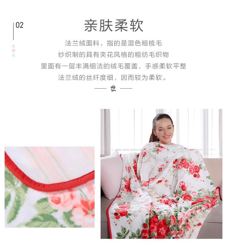 Hướng dương Holy Flower Flannel Chăn Bốn Mùa Ăn Trưa Bìa Đôi Giải Trí Du Lịch Chăn Công Chúa Màu Hồng