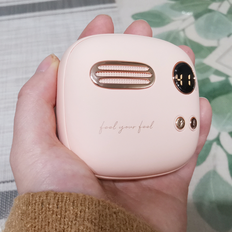 No heart Liberfeel warm hand Bowl mobile charging small mini carry-on two-in-one self-heating hand-holding usb woman