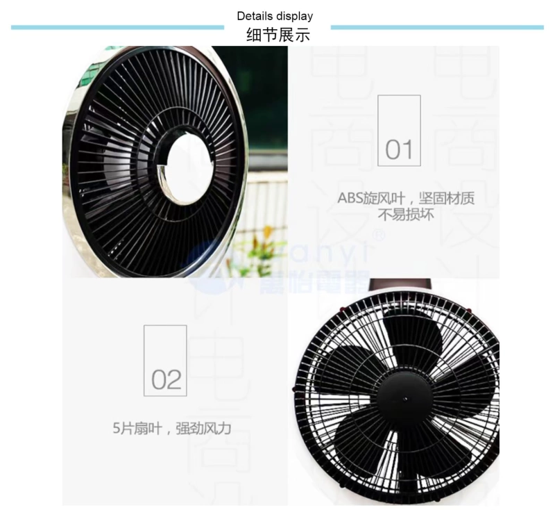 Quạt điện sân nhà quạt sàn phun ẩm độ ẩm đuổi muỗi thời gian im lặng lắc đầu điều khiển từ xa quạt máy tính để bàn - Quạt điện