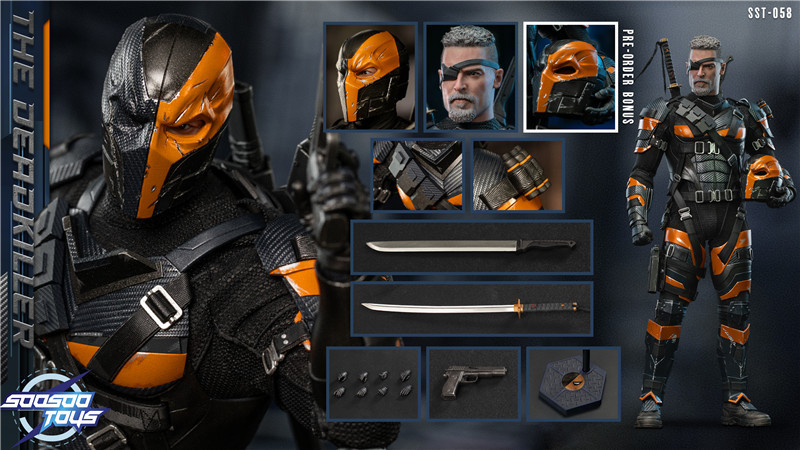 Soosootoys 1/6 Sst-058 Deathstroke Mercenary Action Figure in Stock