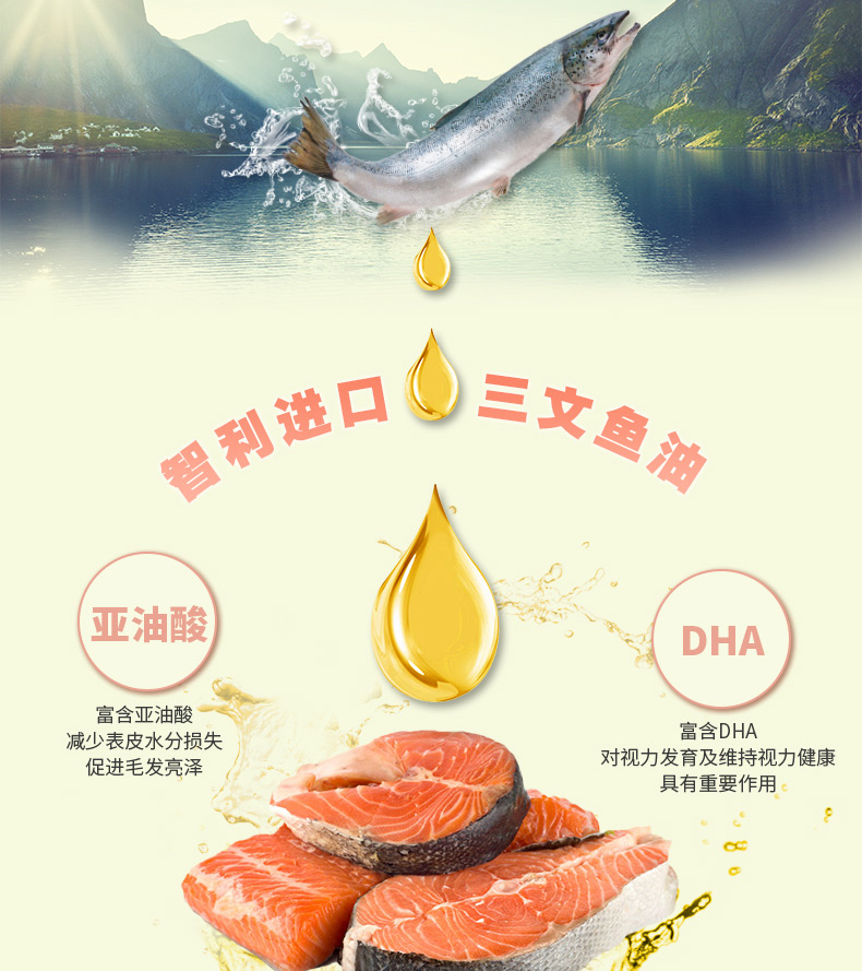 Mai Fudi dầu cá hồi tự nhiên cho mèo ăn thức ăn cho mèo 1,5kg làm đẹp lông cho mèo bóng tự nhiên thức ăn cho mèo - Cat Staples thức ăn cho mèo ta