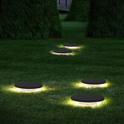 Customized outdoor lawn light waterproof solar light modern simple garden light garden courtyard landscape light outdoor grass
