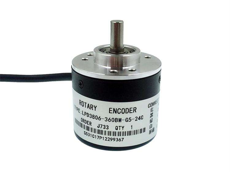 Incremental photoelectric rotary encoder LPD3806-360BM-G5-24CAB pulse line two-phase 5-24V