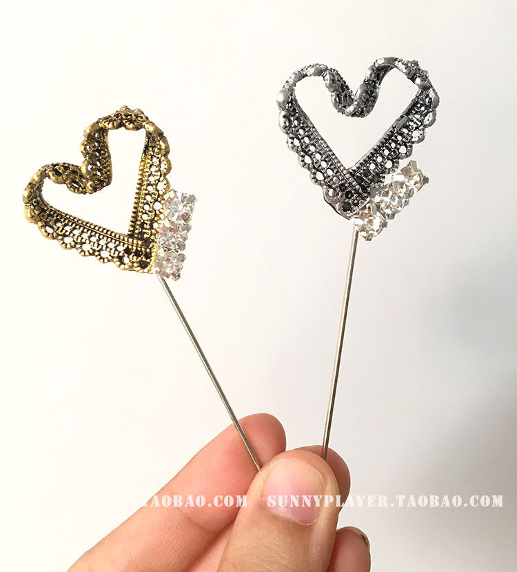 Brooch Wedding corsage Groom bride Best man group Bridesmaid guest meeting word simple vintage diamond-set lapel flower