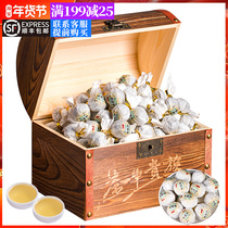 2013 Dragon Ball Tea Puer raw tea ancient tree tea old class Zhang Yunnan Puer tea raw tea 1000g gift box