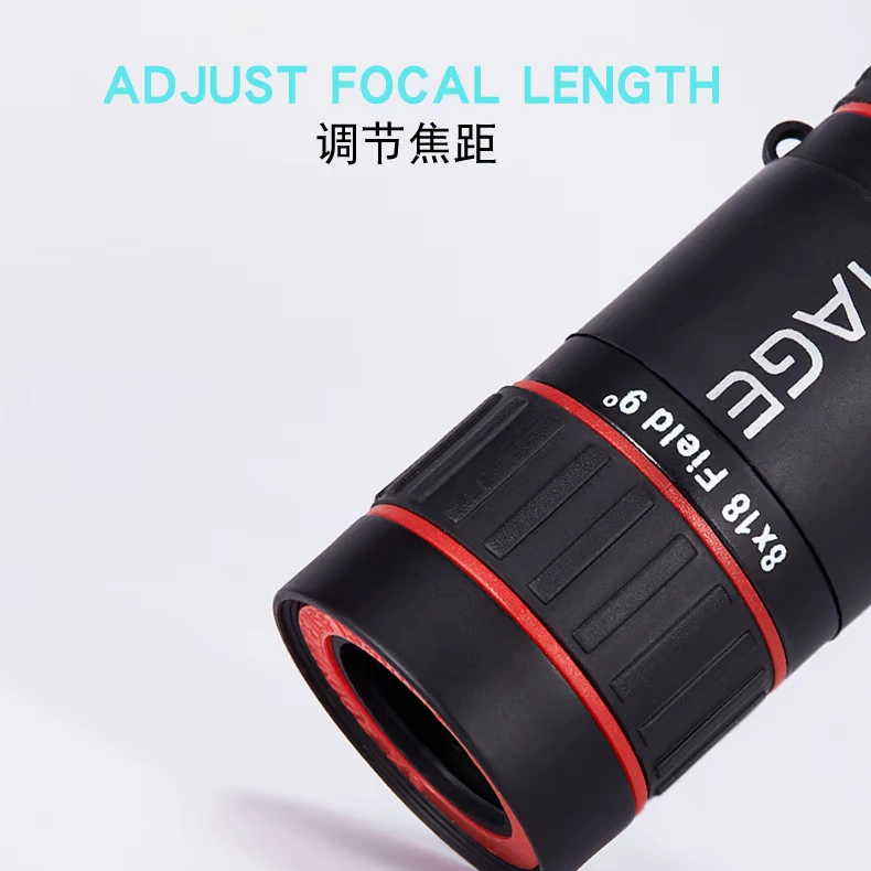 JIAGE Mini Monoculars bỏ túi Công suất cao HD Ánh sáng yếu Tầm nhìn ban đêm Trẻ em Quân đội Người lớn wyj Macro 1,5m - Kính viễn vọng / Kính / Kính ngoài trời