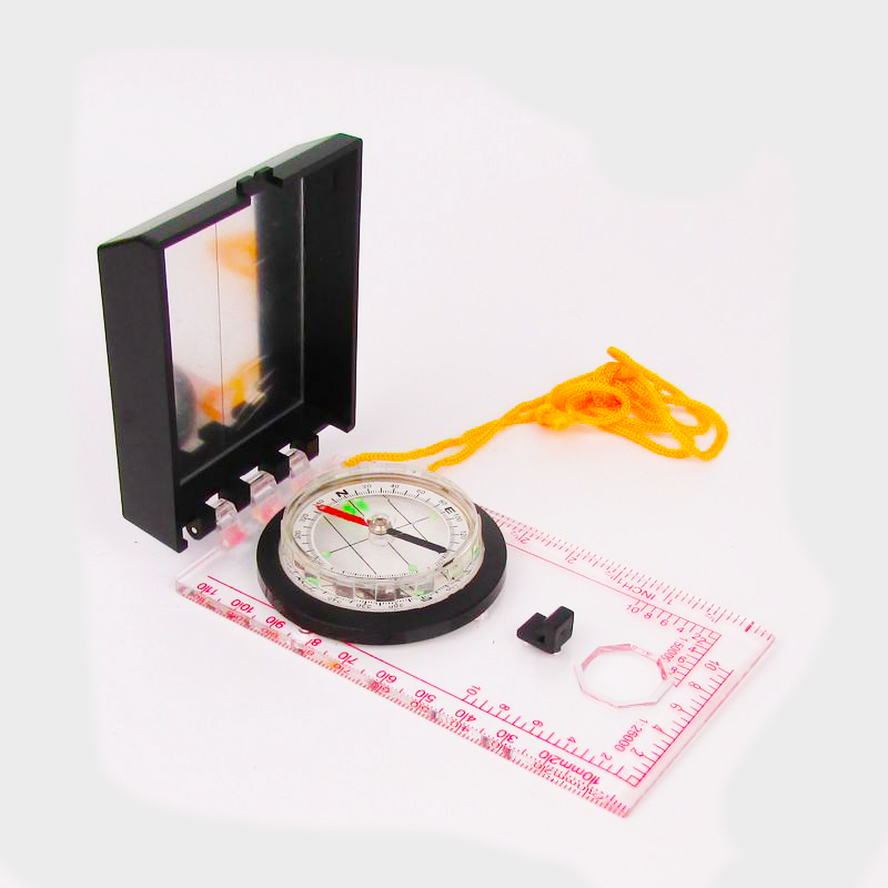 JAGE BELT SCALE Versatile Directional Movement Cross-country Finger North Needle Compass Drawing Map Proportional Scale Rope