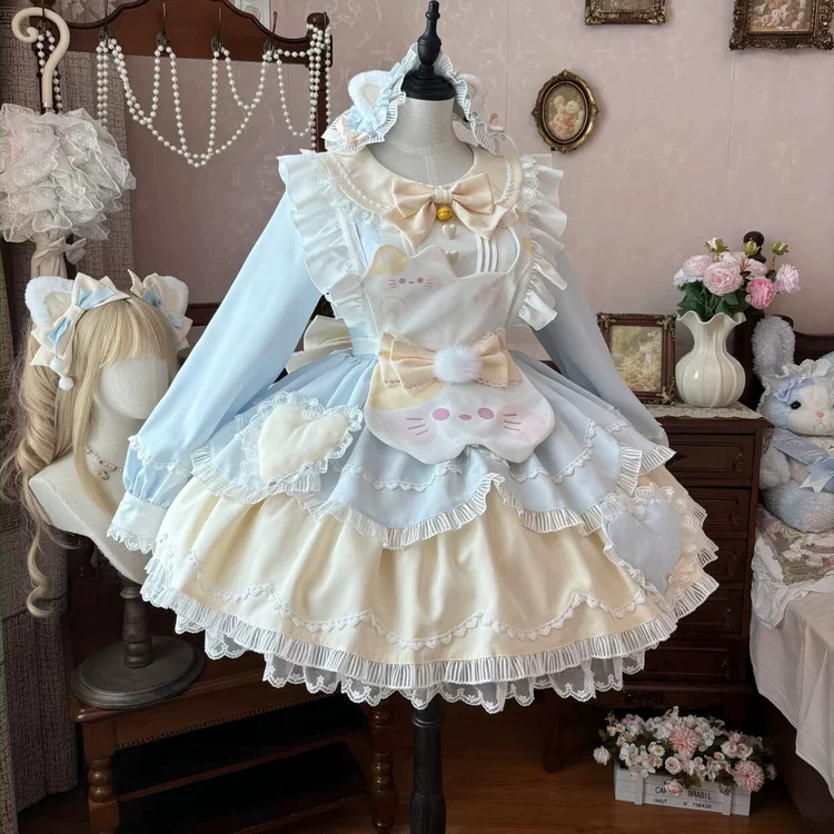 Милое платье, стиль Лолита, Lolita OP, подарок на день рождения