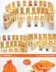 Khối xây dựng bằng gỗ hai mặt Domino 100 khối trẻ nhỏ giáo dục sớm nhà sản xuất đồ chơi giáo dục trò chơi domino cho trẻ em Khối xây dựng