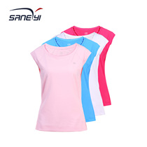 2020 Womens sports Tennis T-shirt Badminton T-shirt Golf T-shirt Original yarn moisture wicking quick-drying fabric