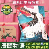 Chenyi story Northeast rice freshly ground new rice Wuchang fragrant rice without bleaching and waxing 9 pounds and 2 bags