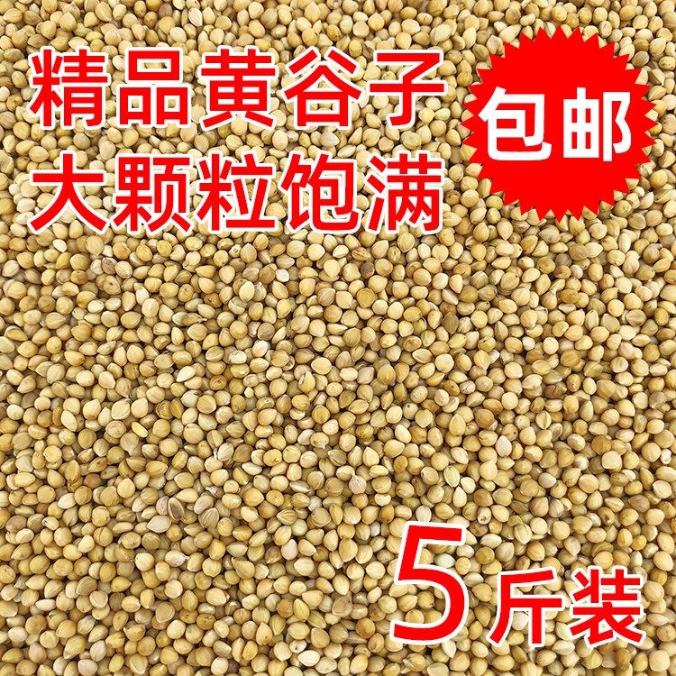 A-level boutique parrot food yellow millet bird food bird food with shell millet bird jade bird tiger skin Xuanfeng peony 5 catties