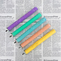 Tiger Leather Parrot Stand Pole Frosted Stick Small Bird Toy Pet Supplies Peony Hyun Sparrow Sparkling Brow Color Random