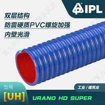 Italy IPL Blue Red wear-resistant polyester PVCPU composite pipe suction sand cement Gravel Stone hose hot sale