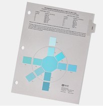  MUNSELL MUNSELL EIA-TIA 598-A Light green coded chart supplementary single page