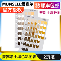 MUNSELL Monsell International Standard Soil Color Chain Chart ( Wash-resistant ) Supplementary page 2 pages