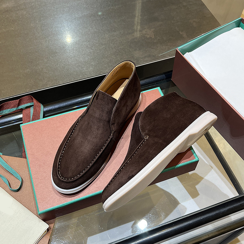 Channel Goods Lp Loafers 2025 Spring Slip-On Original High-Top Men's Short Boots