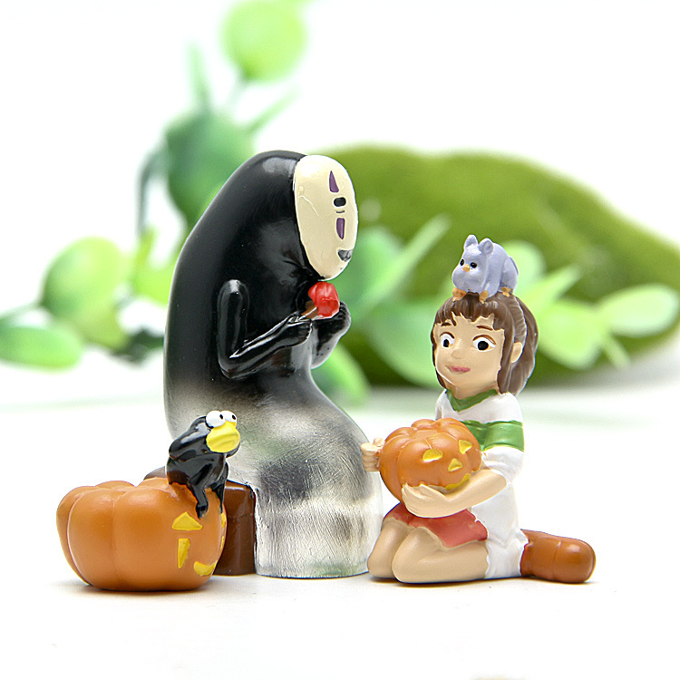 Hayao Miyazaki và Chihiro Saint Seiya phiên bản Chihiro men không có mặt con ruồi đực chuột DIY búp bê cảnh - Capsule Đồ chơi / Búp bê / BJD / Đồ chơi binh sĩ mô hình anime