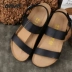 Giày đế bệt của Devo / thoải mái cho nam xu hướng mùa hè đi biển retro mang dép đơn giản bền bỉ 27824 - Sandal