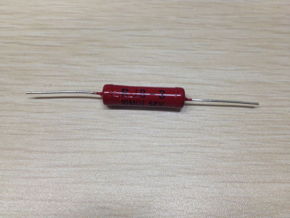 High pressure metal glass Uranium Resistor RJ8-3W 10M 1 0 M Ω J 5KV 8X30