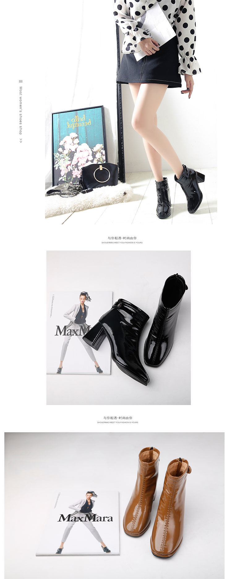 Bottes mi-saison femme OTHER en Polyurethane - Ref 3251505 Image 16