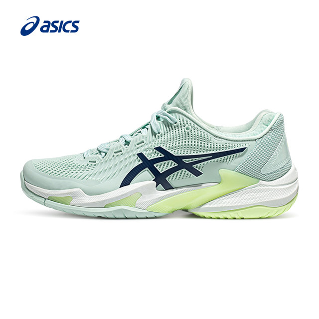 ເກີບຜ້າໃບ ASICS ໃໝ່ COURTFF3 ຂອງຜູ້ຍິງ ຮອງຮັບເກີບ tennis ຫໍ່ແບບຍືດຫຍຸ່ນ