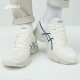 ASICS GEL-FLUX4 ເກີບແລ່ນຜູ້ຊາຍແລະແມ່ຍິງ breathable ຕາຫນ່າງການດູດຊຶມການຟື້ນຕົວເກີບແລ່ນເກີບກິລາເກີບ