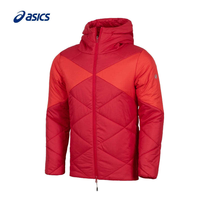 Áo khoác nam ASICS yasehi áo khoác cotton ấm áp áo khoác cotton ngắn trùm đầu 2031A102-600 - Áo khoác thể thao / áo khoác