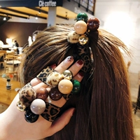 Аксессуар для волос, браслет, резинка для волос из жемчуга, в корейском стиле, простой и элегантный дизайн, популярно в интернете