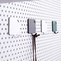 Square hook paste magnetic suction punch-free Nordic wrought iron small pylons without trace sticky hook dormitory wall hanger hook