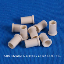 Precision Polished Ceramic Eye Porcelain Nozzle Threaded Nozzle Porcelain Cover Magnetic Eye OD 14 5mm Height 26mm